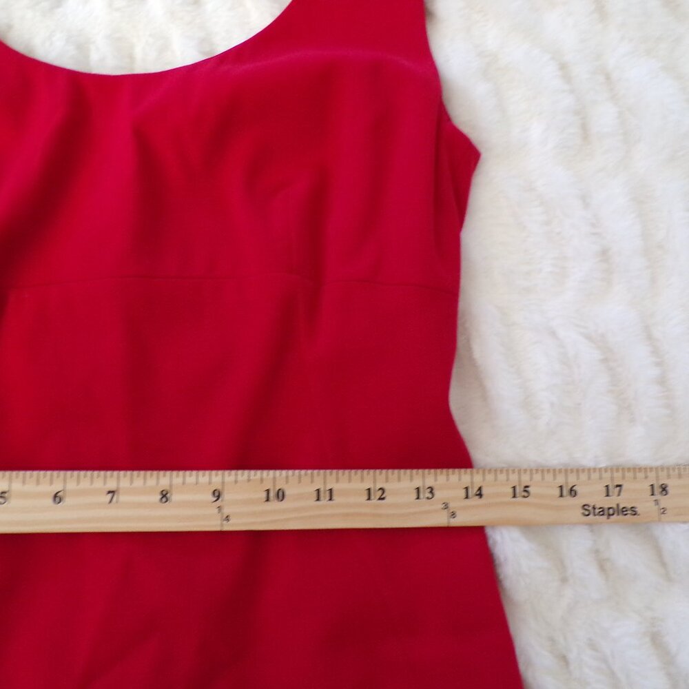 Dolce & Gabbana red pencil sheath dress 44/ M - Picture 6 of 10